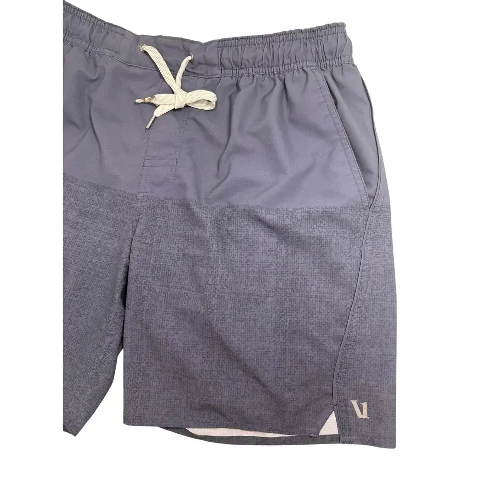 Vuori Kore Shorts Men’s M 7” Gray Athletic Lined Drawstring